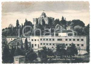 Cartolina originale da collezione 1952 BATTAGLIA TERME Castello Conte Emo  Terme lavoratori INPS Cartolina FG VG 1