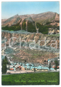 Cartolina originale da collezione 1961 ARGENTERA  VALLE STURA Panorama del paese  Cartolina FG VG 1