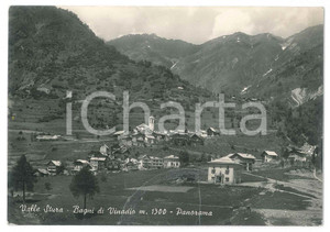 Cartolina originale da collezione 1950 ca BAGNI DI VINADIO CN Bagni di Vinadio in Valle Stura  Cartolina FG VG 1