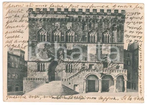 Cartolina originale da collezione 1943 PERUGIA Palazzo dei Priori  Cartolina FG VG 1