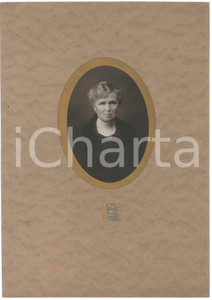 Fotografia d epoca originale 1930 ca ASTI Famiglia COTTALORDA  Ritratto di donna  Foto G. BENASSI 24x34 cm 1