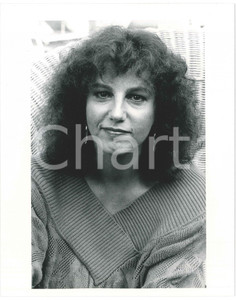 Fotografia d epoca originale 1985 ca CINEMA ITALIA Stefania SANDRELLI  Ritratto 1 Foto 18x24 cm 1