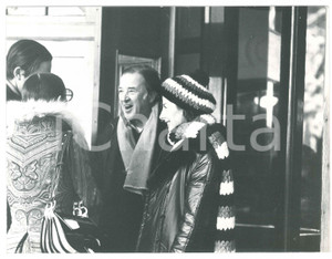 Fotografia d epoca originale 1971 SAINTMORITZ Henry FORD II Maria Cristina VETTORE AUSTIN 2 Photo 1