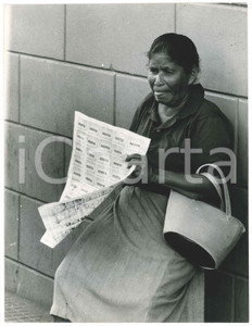 Fotografia d epoca originale 1970 ca COSTUME VENEZUELA Donna indigena  Ritratto  Foto 30x24 cm 1