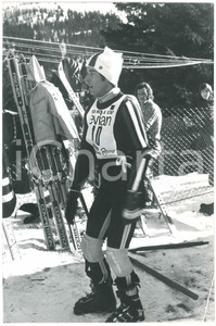 Fotografia d epoca originale 1970 ca MADONNA DI CAMPIGLIO  SCI  FIS World Cup  Gustav THOENI 1 Foto 1