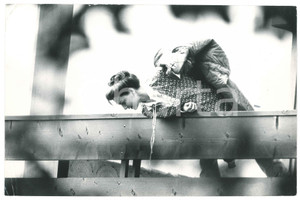 Fotografia d epoca originale 1976 s .l. Marlene KNAUS moglie di Niki LAUDA Foto COSTUME 30x20 cm 1