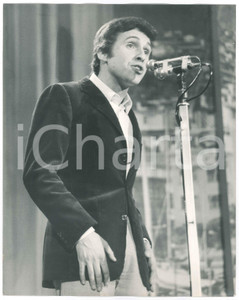 Fotografia d epoca originale 1969 FESTIVAL DI SANREMO Riccardo DEL TURCO sul palco  Foto 1