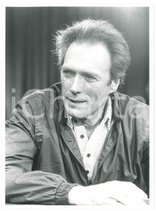 Materiale cinematografico d’epoca 1985 ca CINEMA Clint EASTWOOD Ritratto  Fotografia 24x18 cm 1