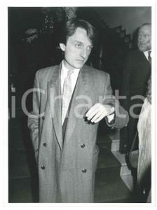 Fotografia d epoca originale 1985 ca ITALIA  COSTUME Luca CORDERO DI MONTEZEMOLO Ritratto  Foto 18x24 cm 1
