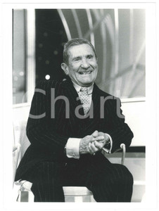 Fotografia d epoca originale 1985 ca CINEMA ITALIA Attore Paolo STOPPA  Ritratto 1 Foto 18x24 cm 1