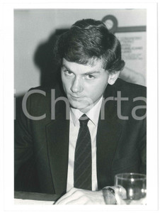 Fotografia d epoca originale 1985 ca GERMANY Cantante Tommy STEINER  Ritratto 1 Foto 18x24 cm 1
