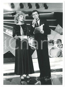 Fotografia d epoca originale 1984 RIVA DEL GARDA  VELA D ORO Rossana CASALE Mauro MICHELONI 4 Foto 24x18 1