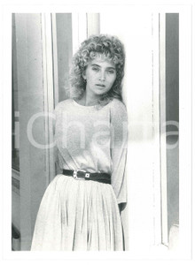 Fotografia d epoca originale 1985 ca MUSICA Rossana CASALE Ritratto della cantante 2  Foto 24x18 cm 1