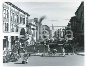 Fotografia d epoca originale 1989 DISNEY  MGM STUDIOS Movie shooting on New York set  Photo 25x20 cm 1