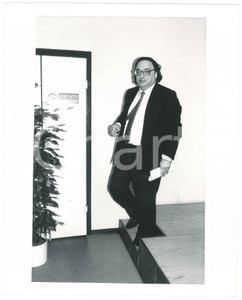 Fotografia d epoca originale 1985 ca PARTITO SOCIALISTA Gianni DE MICHELIS Politico PSI Foto 20x25 cm 8 1