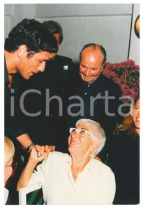 Fotografia d epoca originale 1996 ITALIA  CINEMA Lina WERTMULLER Raoul BOVA Foto 15x22 cm 1