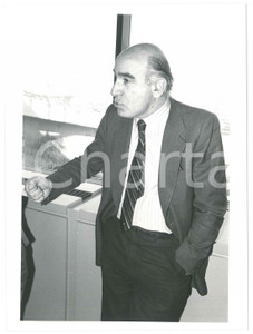 Fotografia d epoca originale 1985 ca DEMOCRAZIA CRISTIANA Cesare GOLFARI Politico DC Foto 24x18 cm 1