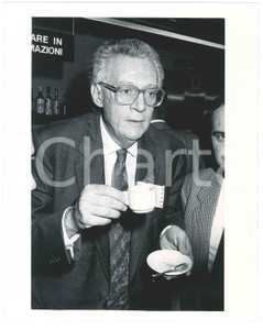 Fotografia d epoca originale 1985 ca ITALIA Giampaolo PANSA Convegno RISORSA PICCOLA INDUSTRIA Foto 20x25 2 1