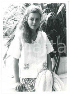 Fotografia d epoca originale 1985 ca CANNES Greta SCACCHI Ritratto dell attrice  Foto 24x18 cm 7 1