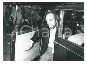 Fotografia d epoca originale 1985 ca ITALIA  CINEMA Regista Marco FERRERI paparazzato  Foto 24x18 cm 1