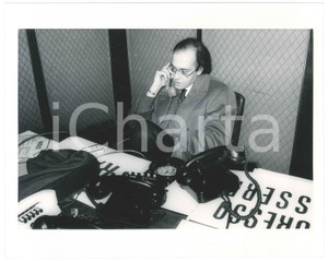 Fotografia d epoca originale 1985 ca ITALIA Marco RAVERA Organizzatore FESTIVAL DI SANREMO Foto 25x20 cm 1 1