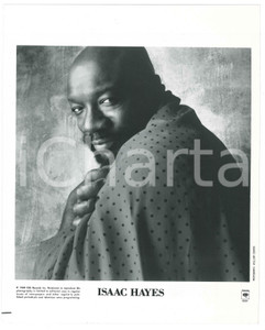 Materiale cinematografico d’epoca 1988 MUSIC  CBS RECORDS Isaac HAYES Photo 20x25 cm 1