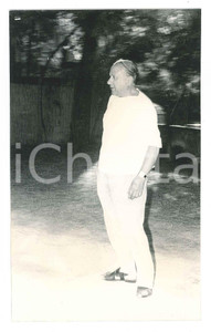 Fotografia d epoca originale 1970 ca s. l. Scultore Francesco MESSINA  Ritratto Foto 9x15 cm 1