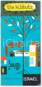Materiale pubblicitario d’epoca 1960 ca THE KIBBUTZ The cooperative settlements in ISRAEL  Brochure 8 pp. 1
