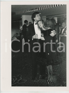 Fotografia d epoca originale 1988 NEW YORK Yasmin AGA KHAN Christopher Michael JEFFRIES  Foto 20x28 cm 1 1