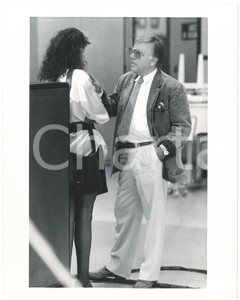 Fotografia d epoca originale 1987 RAI DUE Mezzogiorno é... Gianfranco FUNARI Barbara LUCCHI Foto 3 1