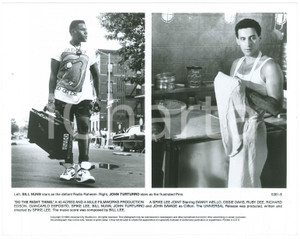 Materiale cinematografico d’epoca 1989 DO THE RIGHT THING Bill NUNN John TURTURRO  Foto 25x20 cm 1