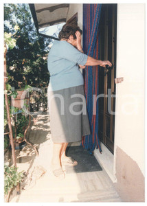 Fotografia d epoca originale 1997 TERREMOTO NOCERA UMBRA  Abitante  Foto 18x25 2 1