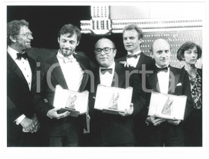Fotografia d epoca originale 1986 CANNES FILM FESTIVAL Sydney POLLACK Bob HOSKINS  STING Michel BLANC Foto 1