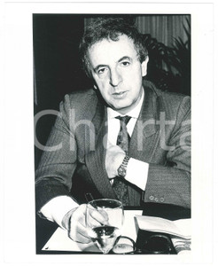 Fotografia d epoca originale 1985 ca DEMOCRAZIA CRISTIANA Marcello DI TONDO Ritratto  Foto 18x24 cm 1 1