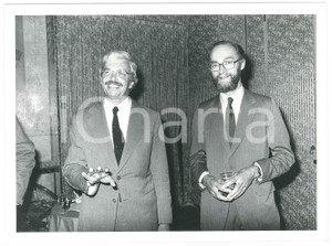 Fotografia d epoca originale 1985 ca CINEMA  GAUMONT Daniel TOSCAN DU PLANTIER Nicolas SEYDOUX Foto 24x18 cm 1