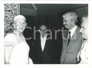 Fotografia d epoca originale 1985 ca VENEZIA Daniel TOSCAN DU PLANTIER Luigi COMENCINI Maria Pia FANFANI Foto 1