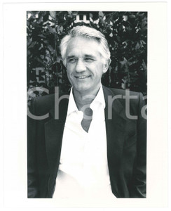 Fotografia d epoca originale 1985 ca COSTUME ITALIA Giornalista RAI Carlo FUSCAGNI  Ritratto Foto 20x25 1 1