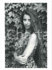 Fotografia d epoca originale 1990 ca COSTUME ITALIA Attrice Amanda SANDRELLI  Foto 18x24 cm 1