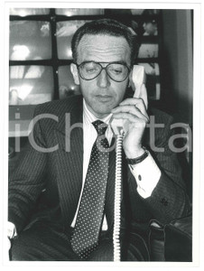 Fotografia d epoca originale 1990 ca COSTUME Finanziere Francesco MICHELI  Ritratto  Foto 18x24 cm 2 1