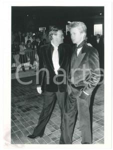 Fotografia d epoca originale 1984 FESTIVAL DI CANNES Jerzy SKOLIMOWSKI Michael LYNDON  Foto 18x24 cm 1 1