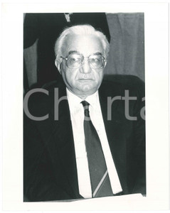 Fotografia d epoca originale 1985 ca PARTITO SOCIALISTA ITALIANO Antonio RUBERTI Politico PSI Foto 20x25 2 1
