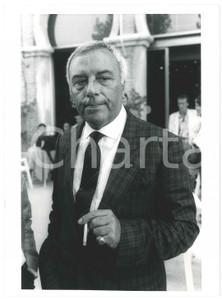 Fotografia d epoca originale 1985 ca ITALIA  COSTUME Elio SPARANO Ritratto del giornalista  Foto 24x18 cm 1