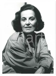 Fotografia d epoca originale 1985 ca ITALIA  COSTUME Gina LAGORIO Ritratto della scrittrice  Foto 18x24 cm 1