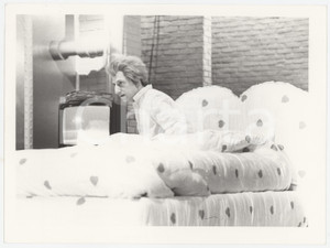 Fotografia d epoca originale 1985 RAI DUE Il tastomatto  Pippo FRANCO scienziato pazzo  Foto 24x18 3 1