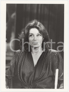 Fotografia d epoca originale 1983 RAI DUE  BLITZ Anouk AIMÉE Ritratto attrice  Foto 18x24 cm 2 1