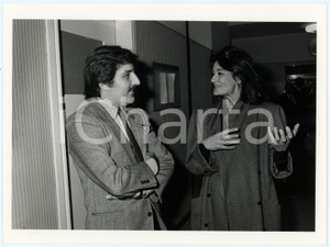 1983 RAI DUE - BLITZ Emanuel UNGARO e ANOUK AIMÉE nel backstage - Foto 24x18 (1)
