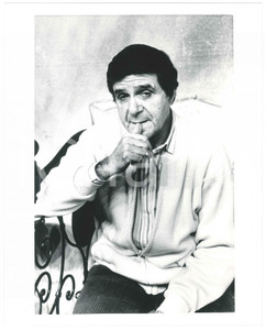 Fotografia d epoca originale 1988 TEATRO A che servono questi quattrini? Aldo GIUFFRÃ‰ durante le prove 6 1