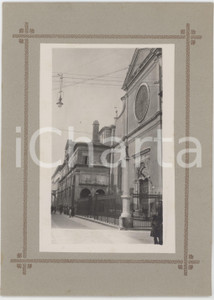 Fotografia d epoca originale 1915 ca BRESCIA Chiesa di Santa Maria dei Miracoli  Facciata Foto ANIMATA 1