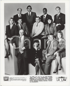 Materiale cinematografico d’epoca 1990 ca NBC Serie Tv L.A. Law Alan RACHINS Jimmy SMITS Susan DEY Harry HAMLIN 1
