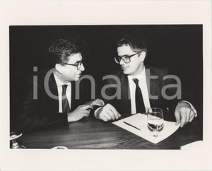 Fotografia d epoca originale 1985 ca DEMOCRAZIA CRISTIANA Massimo GARGIULO Gaetano MORAZZONI  Foto 25x20 cm 1